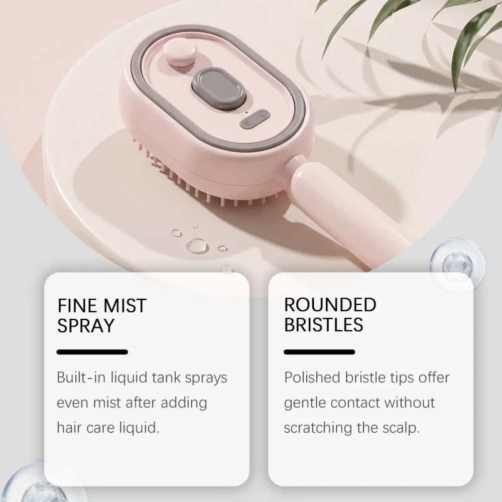 Electric Scalp Massage Comb with Spray