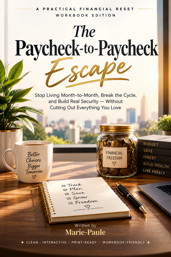 The Paycheck-to-Paycheck Escape: Budget & Finance Workbook