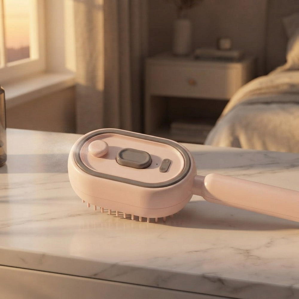 Electric Scalp Massage Comb with Spray